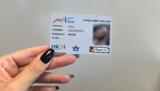 Carte d'agent de voyage